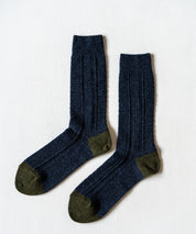 ANONYMOUSISM アノニマスイズム 日本製 国産 WOOLカシミヤリンクスコンビクルー丈スニーカーソックス 15395