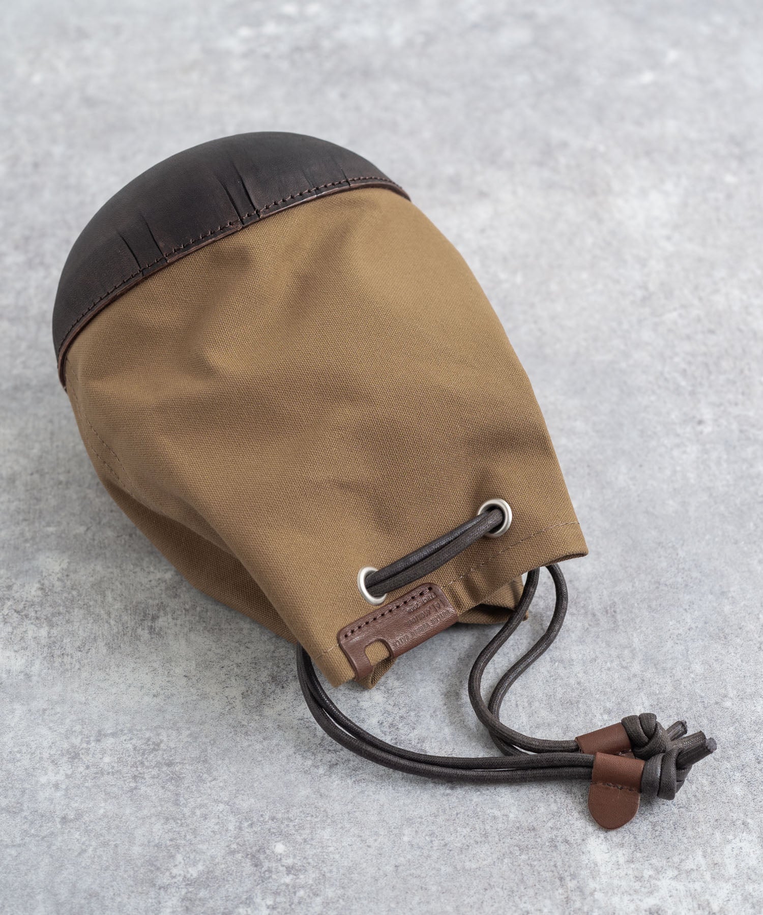 Butler Verner Sails バトラーバーナーセイルズ 日本製 国産 モールドレザー巾着ショルダー JA-2141 11034