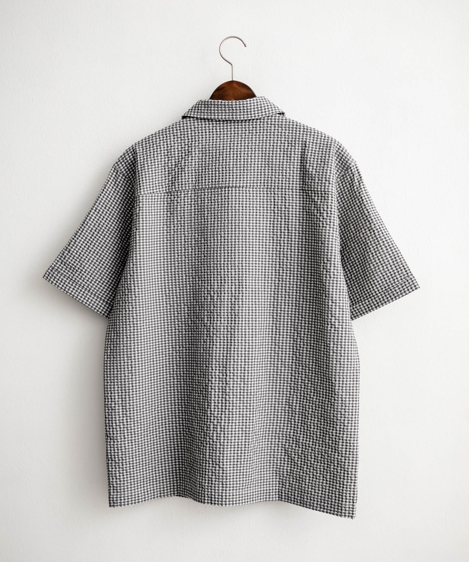 THE NORTH FACE ザ・ノースフェイス M'S TRAVELER CHECK S/S SHIRTS ワンポイントロゴ刺繍ギンガムチェック柄半袖シャツ 16021