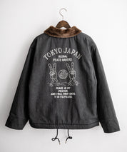 KRIFF MAYER クリフメイヤー バックグラフィックプリント裏ボアデッキジャケット 2525109 14969