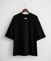 UMBRO アンブロ 別注コラボ オーバーサイズワンポイントロゴ刺繍クルーネック半袖Tシャツ