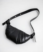 PUレザー クロワッサン型ショルダーバッグ/ボディバッグ 15510