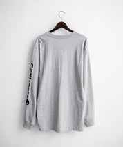 Carhartt カーハート HEAVYWEIGHT LONG-SLEEVE T-SHIRTS/オーバーサイズヘビーウェイト袖ロゴプリント長袖クルーネックTシャツ 16475