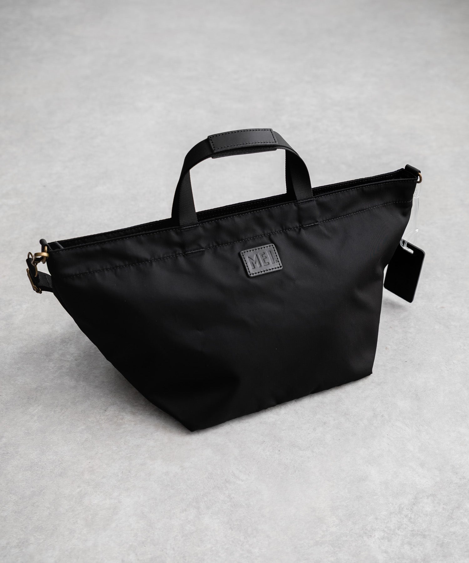 MEI TOTEBAG M ロゴプレート2WAYトートショルダーバッグ 16197