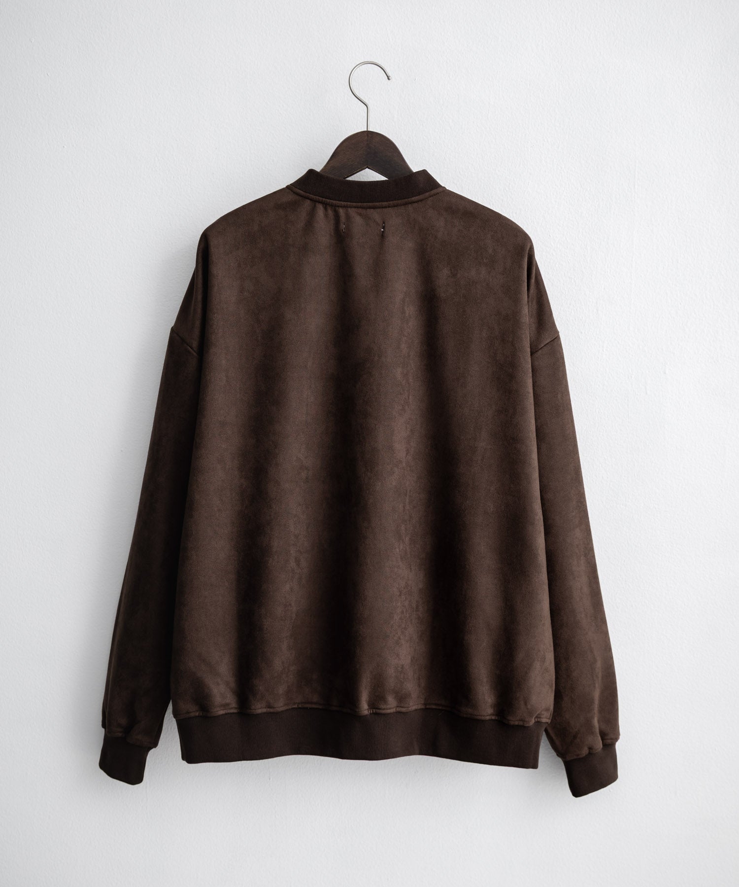 カットコーデュロイ・スエード長袖ヘンリーネックTシャツ/トレーナー 16152