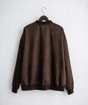 カットコーデュロイ・スエード長袖ヘンリーネックTシャツ/トレーナー 16152