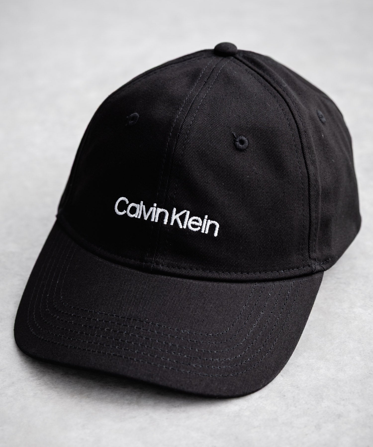 Calvin Klein カルバンクライン LOGO TWILL CAP ワンポイントブランドネーム刺繍ベースボールキャップ 15929
