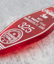 日本製 アクリルホテルキーリング ACRYLIC HOTEL KEY HOLDER(325) AW-1298-2 1938