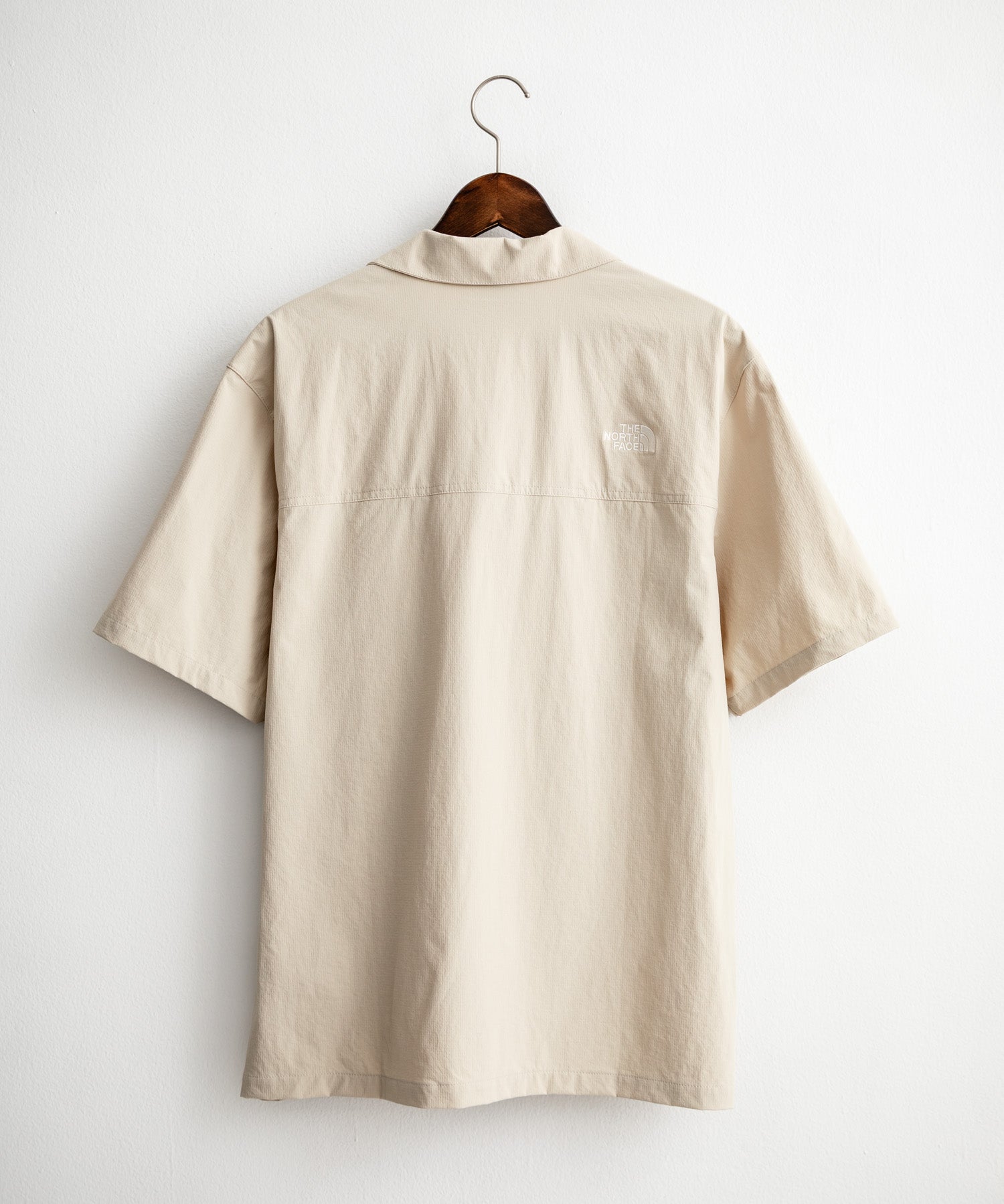 THE NORTH FACE ザ・ノースフェイス M'S KANTE SHIRTS　ワンポイントロゴ刺繍胸ポケット付き半袖オープンカラーシャツ 16020