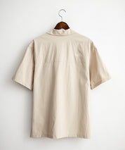 THE NORTH FACE ザ・ノースフェイス M'S KANTE SHIRTS　ワンポイントロゴ刺繍胸ポケット付き半袖オープンカラーシャツ 16020
