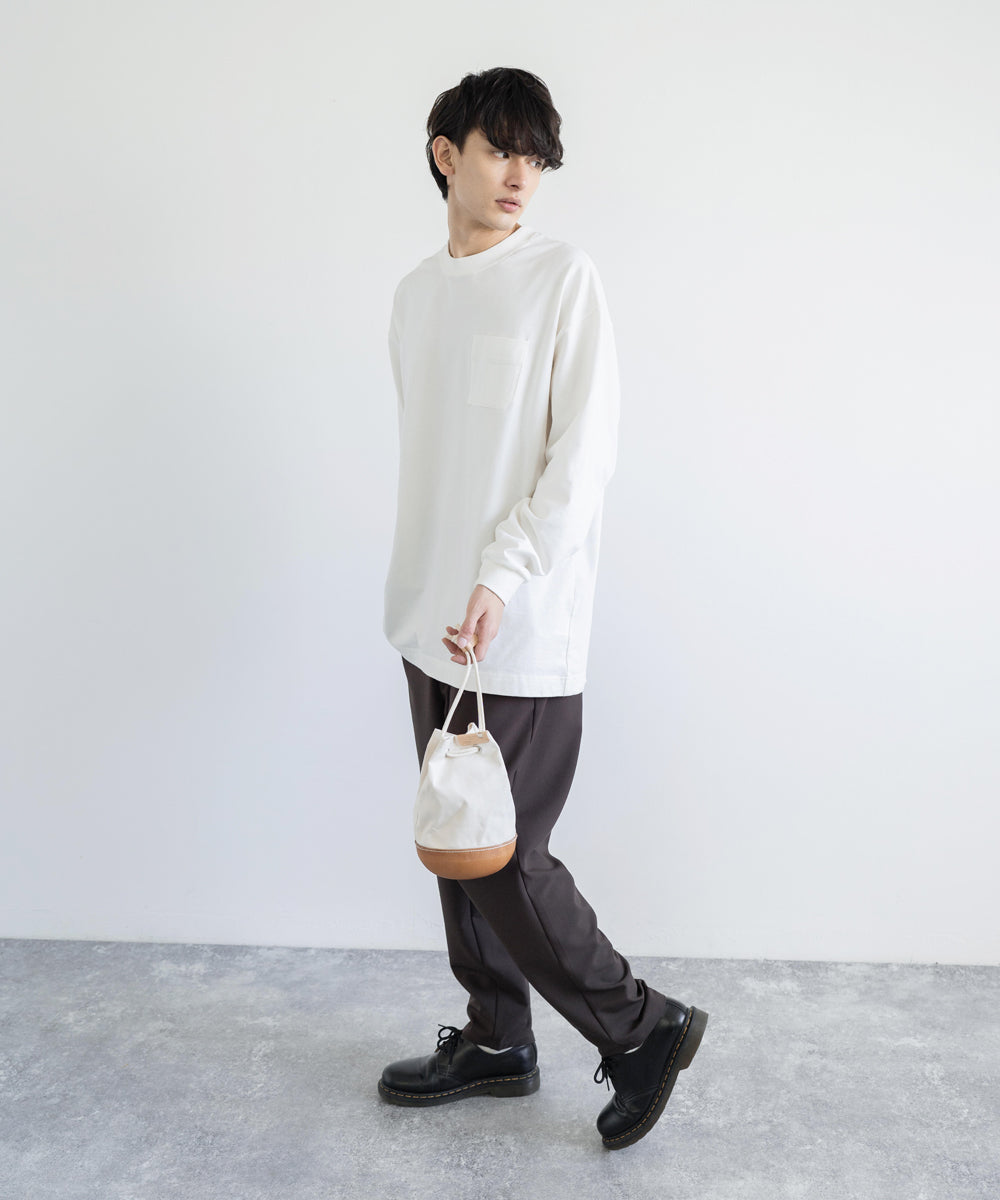 Butler Verner Sails バトラーバーナーセイルズ 日本製 国産 モールドレザー巾着ショルダー JA-2141 11034