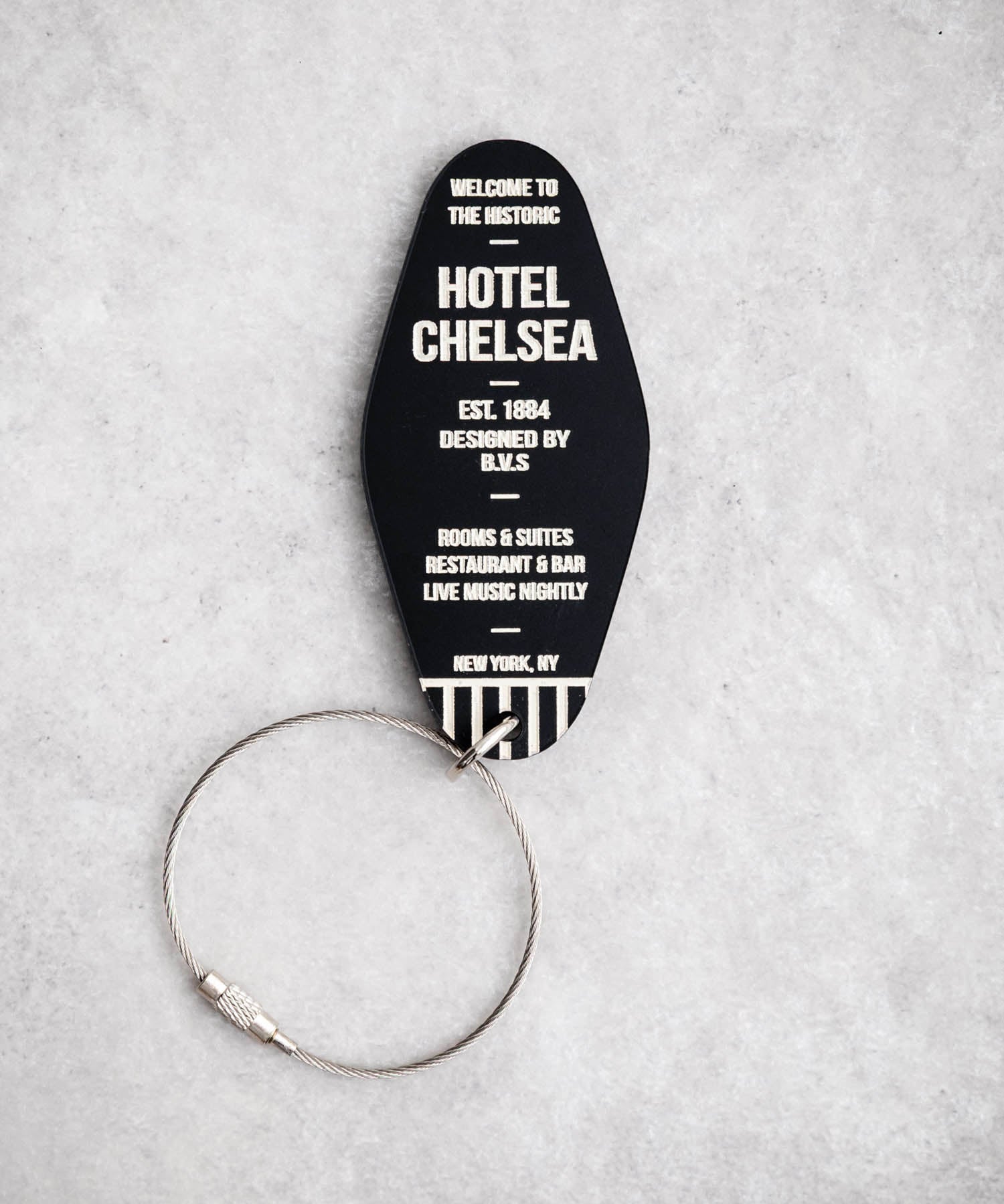 Butler Verner Sails 日本製 CHECK IN KEY TAG ワイヤーリングアクリルキーホルダー JA-3088 16239