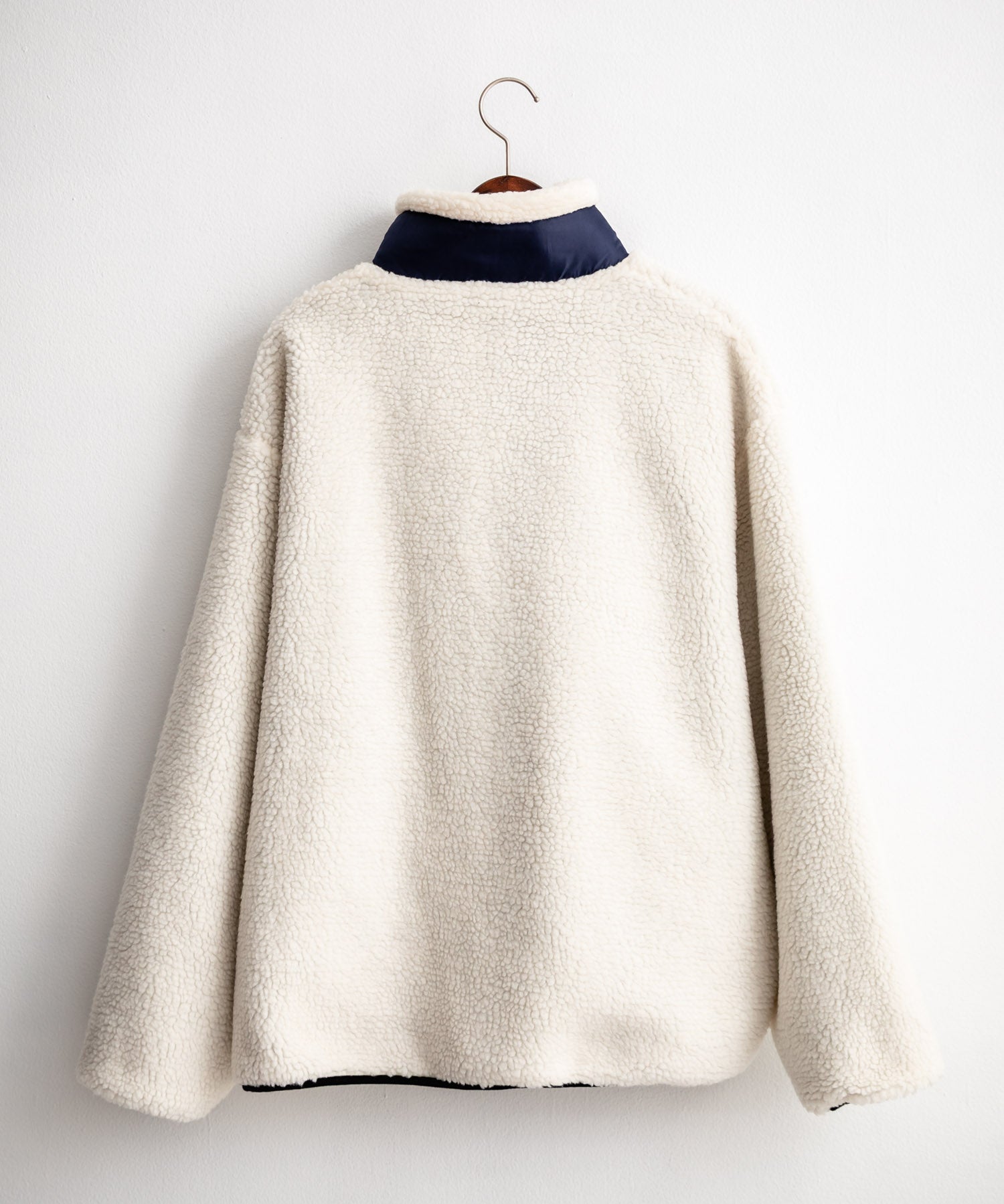 KANGOL カンゴール 別注コラボ ロゴ刺繍シープボアジャケット/ブルゾン 14623