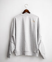 新色追加 日本未展開モデル WHITE LABEL THE NORTH FACE ESSENTIAL SWEATSHIRTS ルーズフィットワンポイントロゴスウェットトレーナー 15459