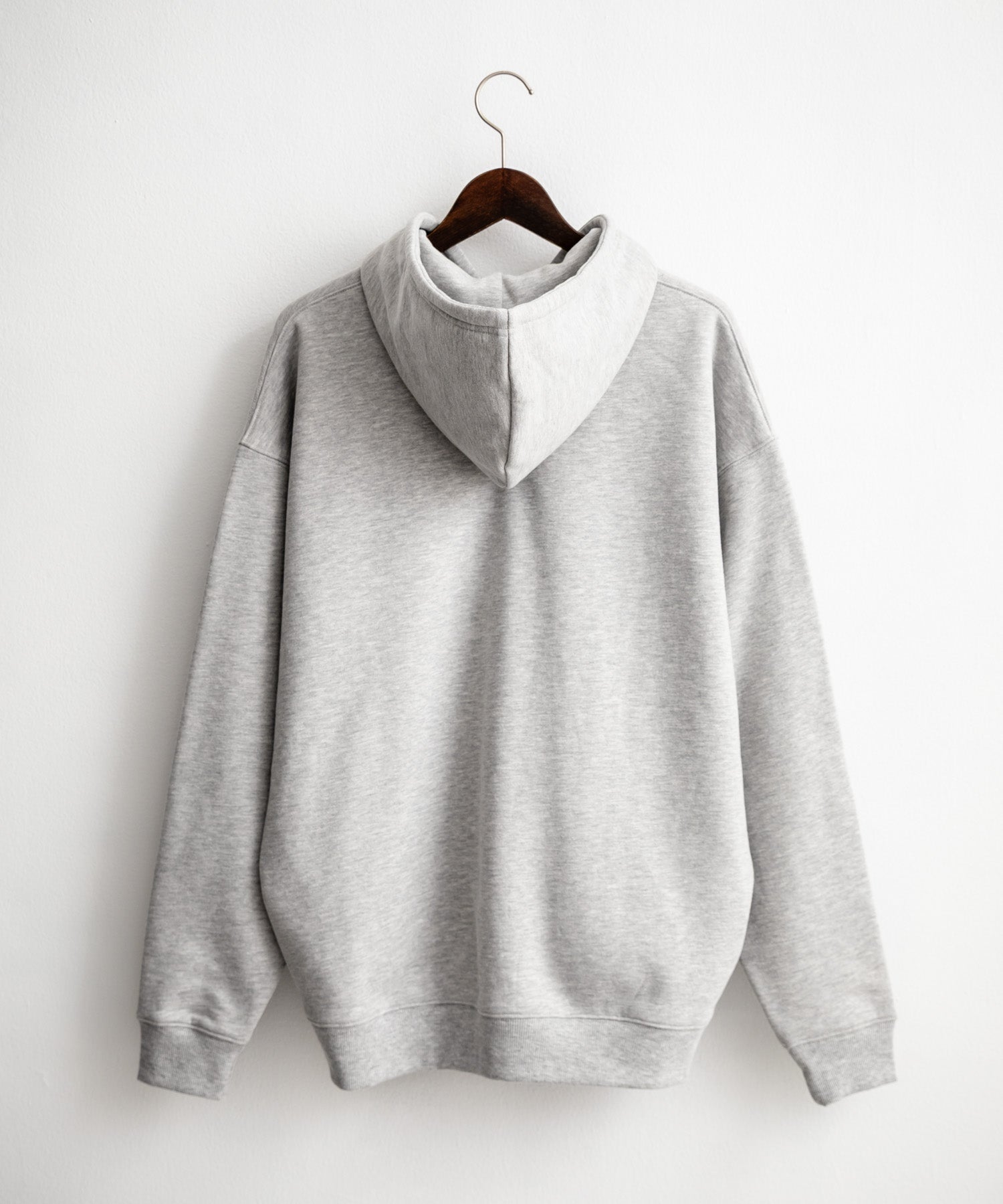 U.S. POLO ASSN. ユーエスポロアッスン オーバーサイズ裏起毛ワンポイントロゴ刺繍フルジップ長袖パーカー 14767