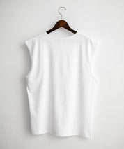 ケミカル加工 コットンノースリーブTシャツ/タンクトップ 15633