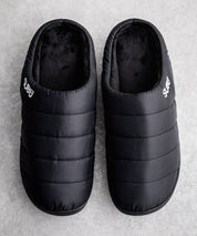 【SUBU/スブ】 サンダル F-line/ワンポイントロゴ刺繍モックシューズスリッポンスリッパ 15384