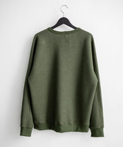 新色追加 Upscape Audience アップスケープオーディエンス 日本製 国産 ウールビックワッフルクルーネックニットソー AUD6570 14125