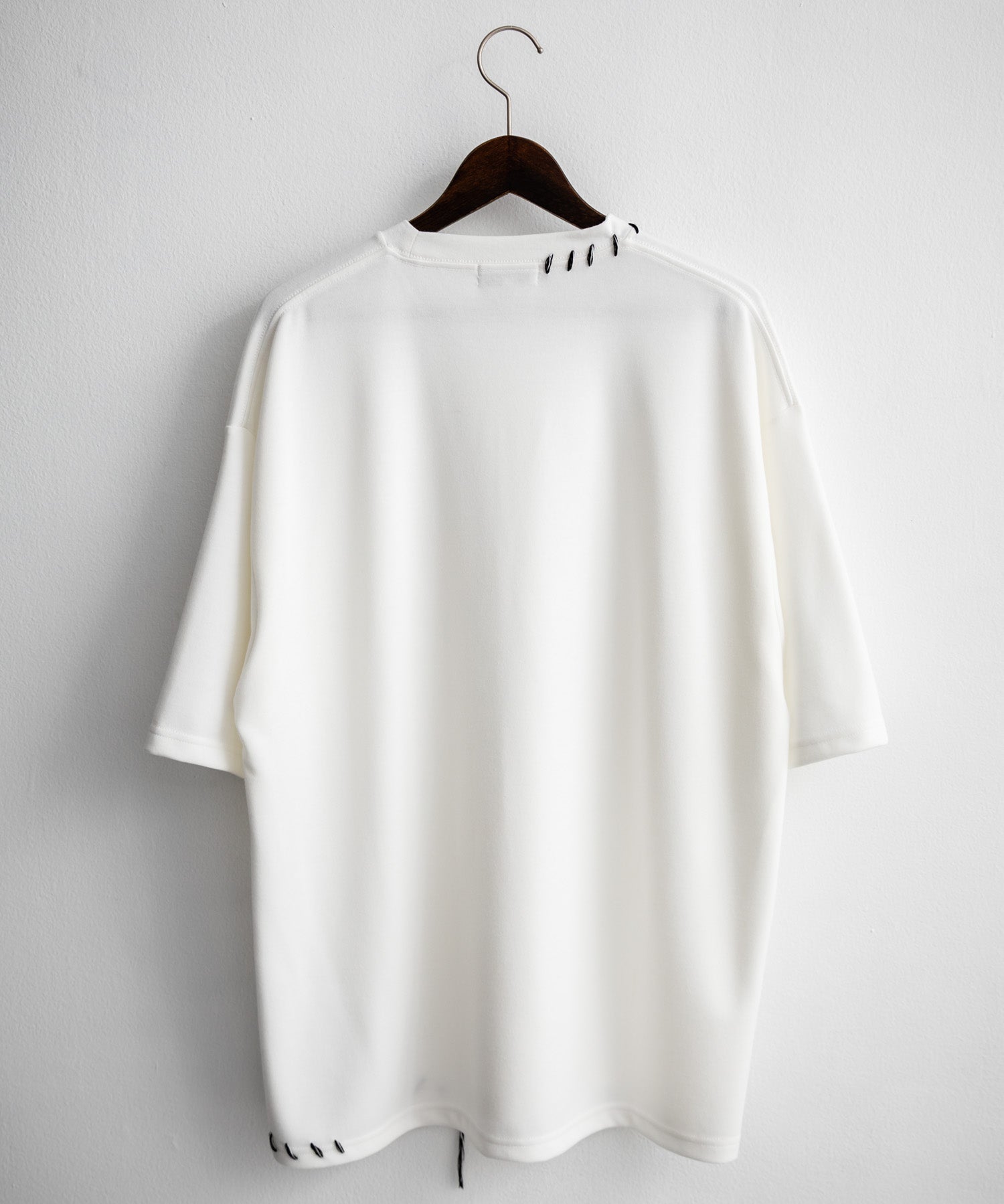 オーバーサイズ ハンドステッチ半袖Tシャツ