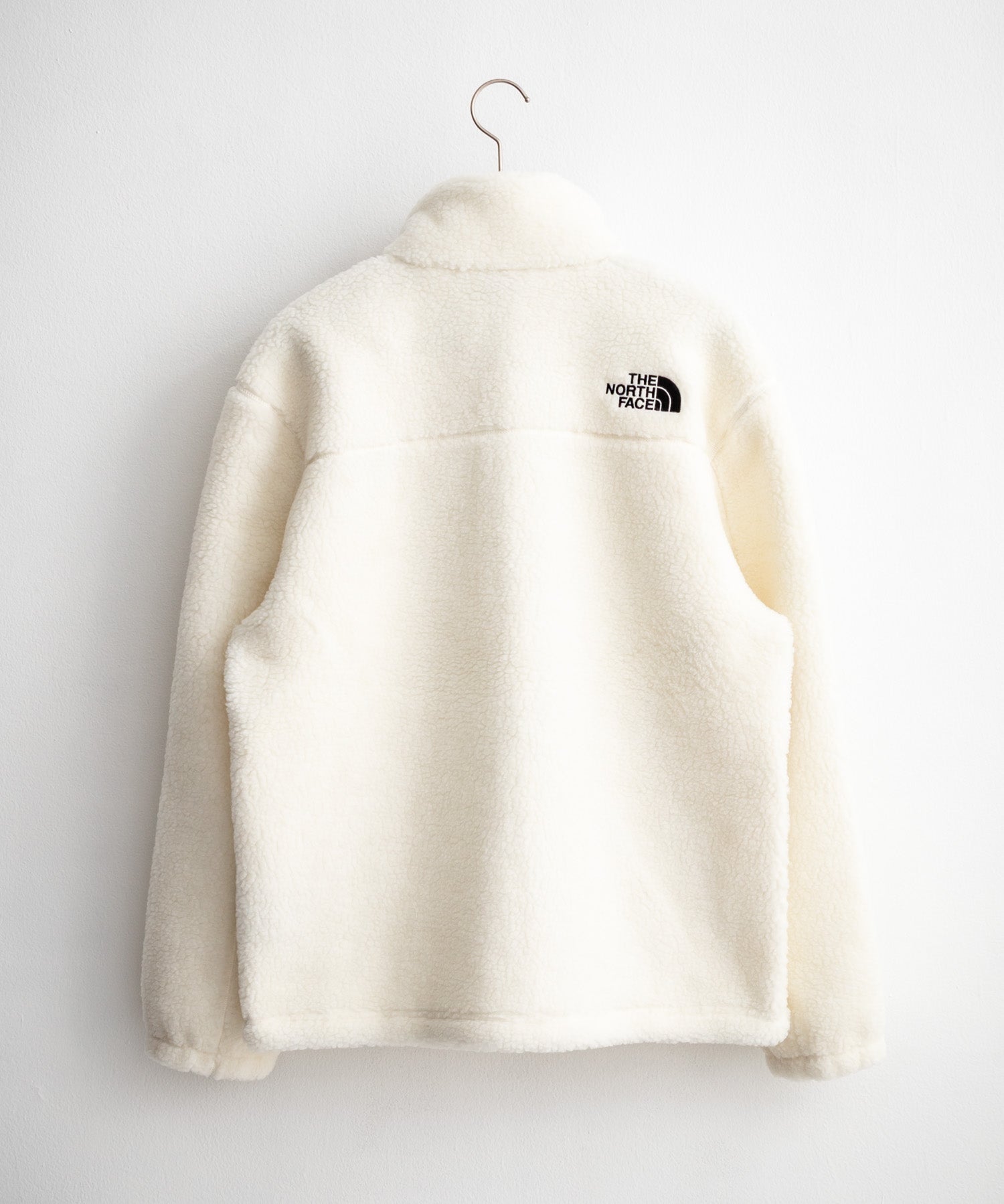 日本未展開モデル THE NORTH FACE ザ・ノースフェイス WHITE LABEL ホワイトレーベル 韓国限定 SHERPA FLEECE JACKET1 オーバーサイズワンポイントロゴ刺繍ボアジャケット 14659