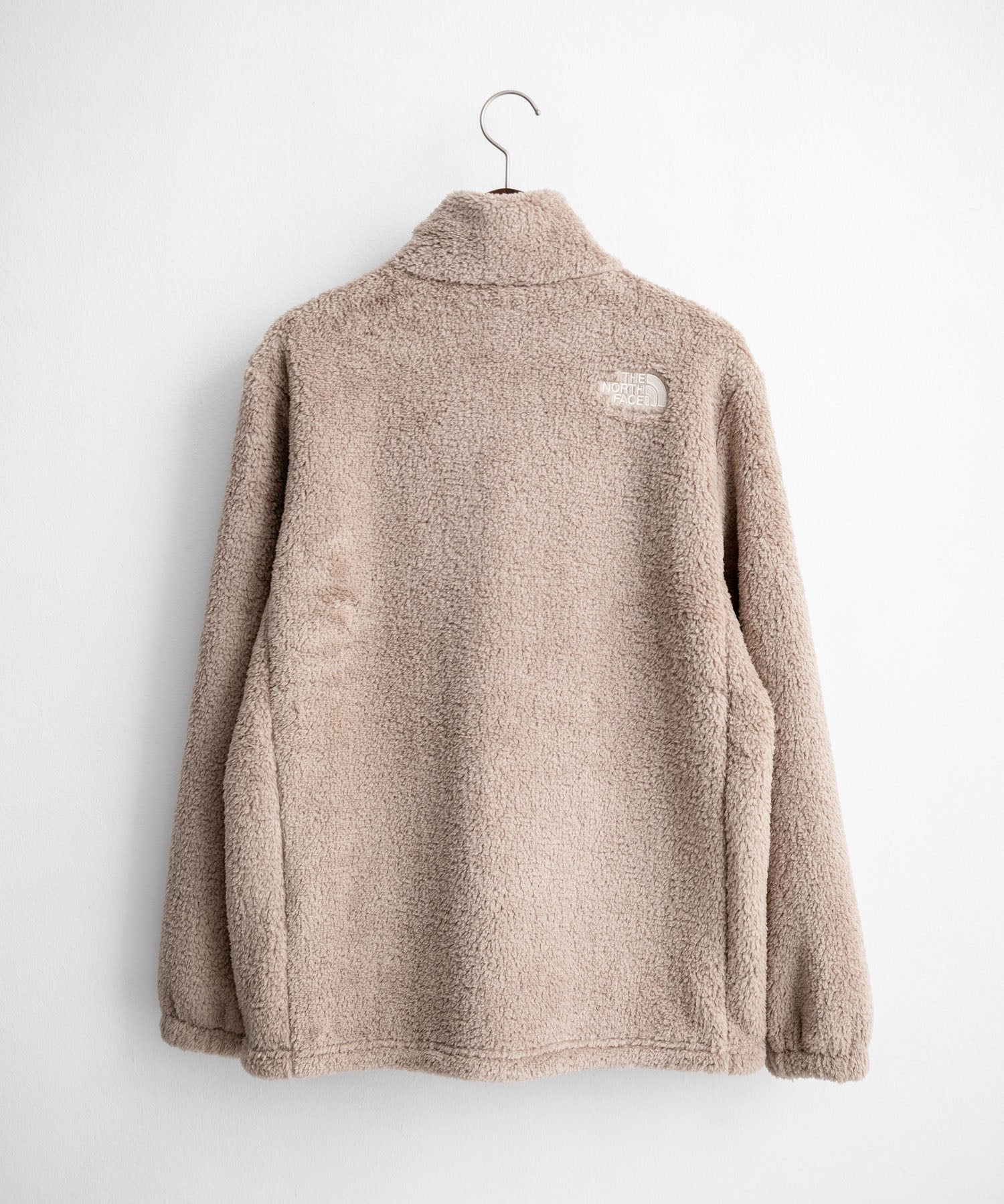 日本未展開モデル THE NORTH FACE WHITE LABEL COMFY ALPHA FLEECE ZIP UP ザ・ノースフェイス ホワイトレーベル ワンポイントロゴ刺繍スタンドカラーシャギーボアフリースジャケット 16563