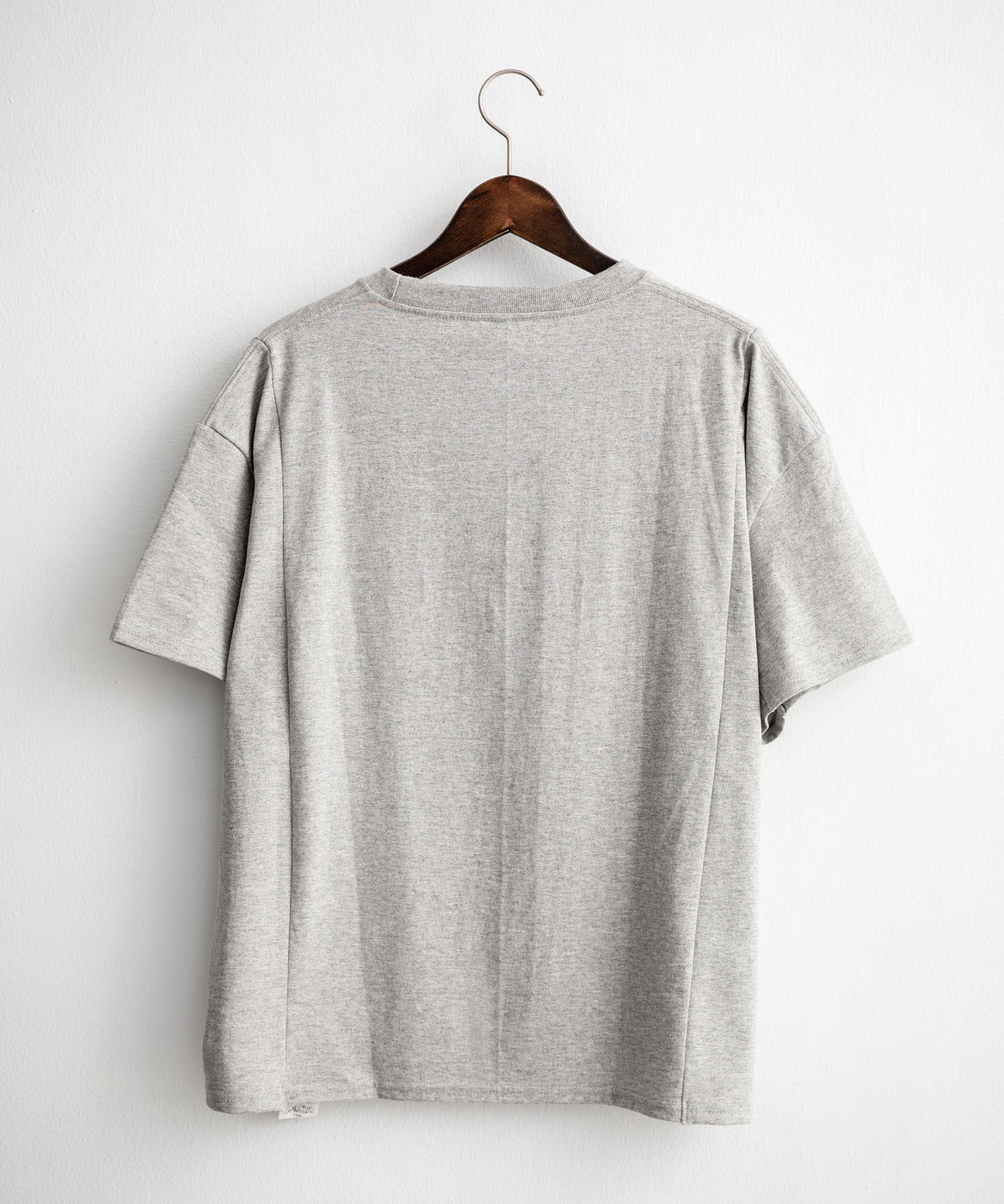 Upscape Audience アップスケープオーディエンス 日本製 国産ビッグサイズリメイクUSAファブリックポケット付き半袖Tシャツ AUD6739 16035