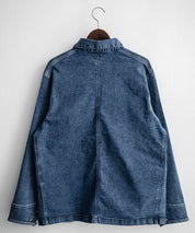 新色追加 Hanes ヘインズ ストレッチデニムカバーオール/デニムジャケット 14399