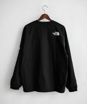 日本未展開モデル THE NORTH FACE ザ・ノースフェイス WHITE LABEL ホワイトレーベル TNF ALBANY EX CREWNECK ワンポイントロゴ刺繍バイカラー長袖カットソー 15432
