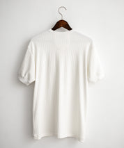 KRIFF MAYER クリフメイヤー ワンポイントロゴ針抜きヘンリーネックTシャツ 2545102 15909