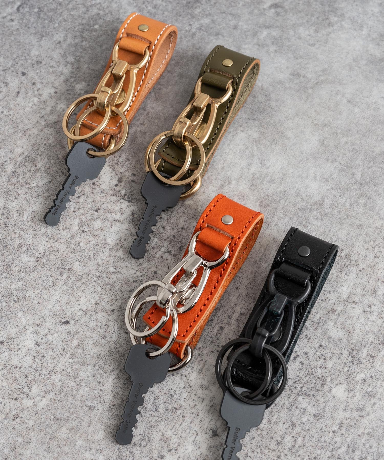 Butler Verner Sails バトラーバーナーセイルズ 日本製 国産 栃木レザーホルダーベルトキーホルダー JW-2473 12338