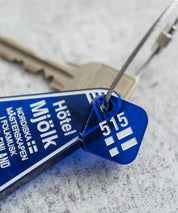 日本製 アクリルホテルキーリング ACRYLIC HOTEL KEY HOLDER(515) AW-1314-2 1939