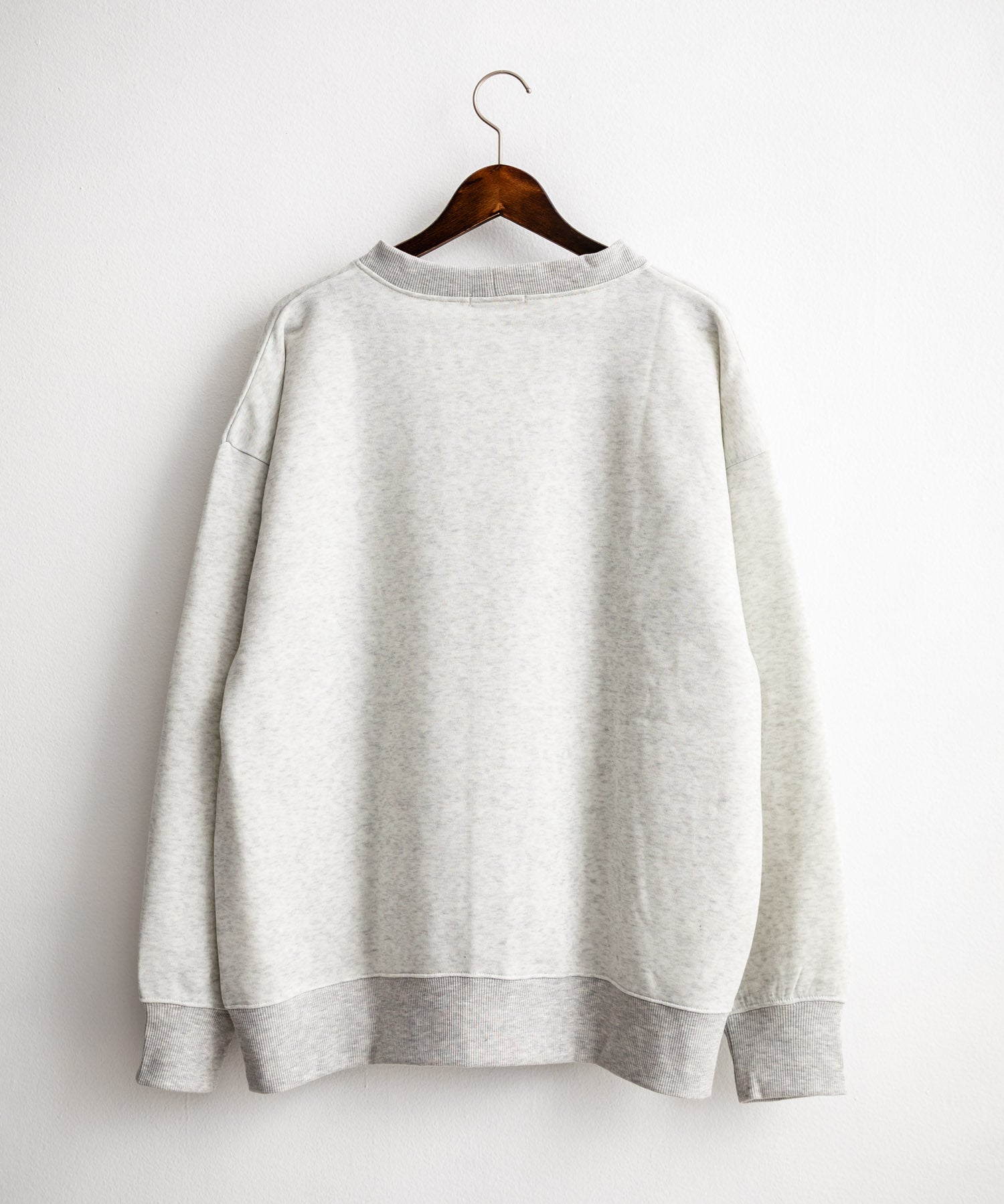 コットンタッチ裏起毛Vネックカーディガン 14984