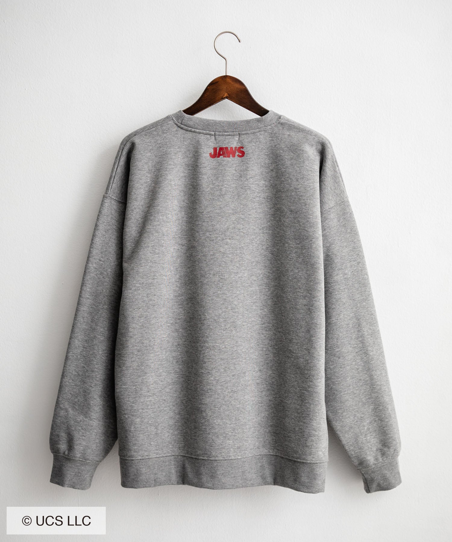 Universal City Studios LLC 別注コラボ オーバーサイズヴィンテージライクグラフィックプリント裏起毛スウェットトレーナー 15115