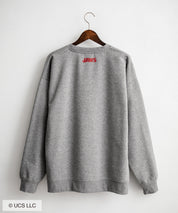 Universal City Studios LLC 別注コラボ オーバーサイズヴィンテージライクグラフィックプリント裏起毛スウェットトレーナー 15115