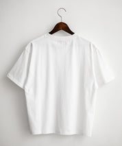 ケミカル加工 ショート丈 短丈 クロップド 半袖コットンクルーネックTシャツ 15631