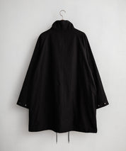 Audience オーディエンス 綿ナイロン高密度ポプリン M-90ロング丈スタンドネックモッズコート AUD7355 15252