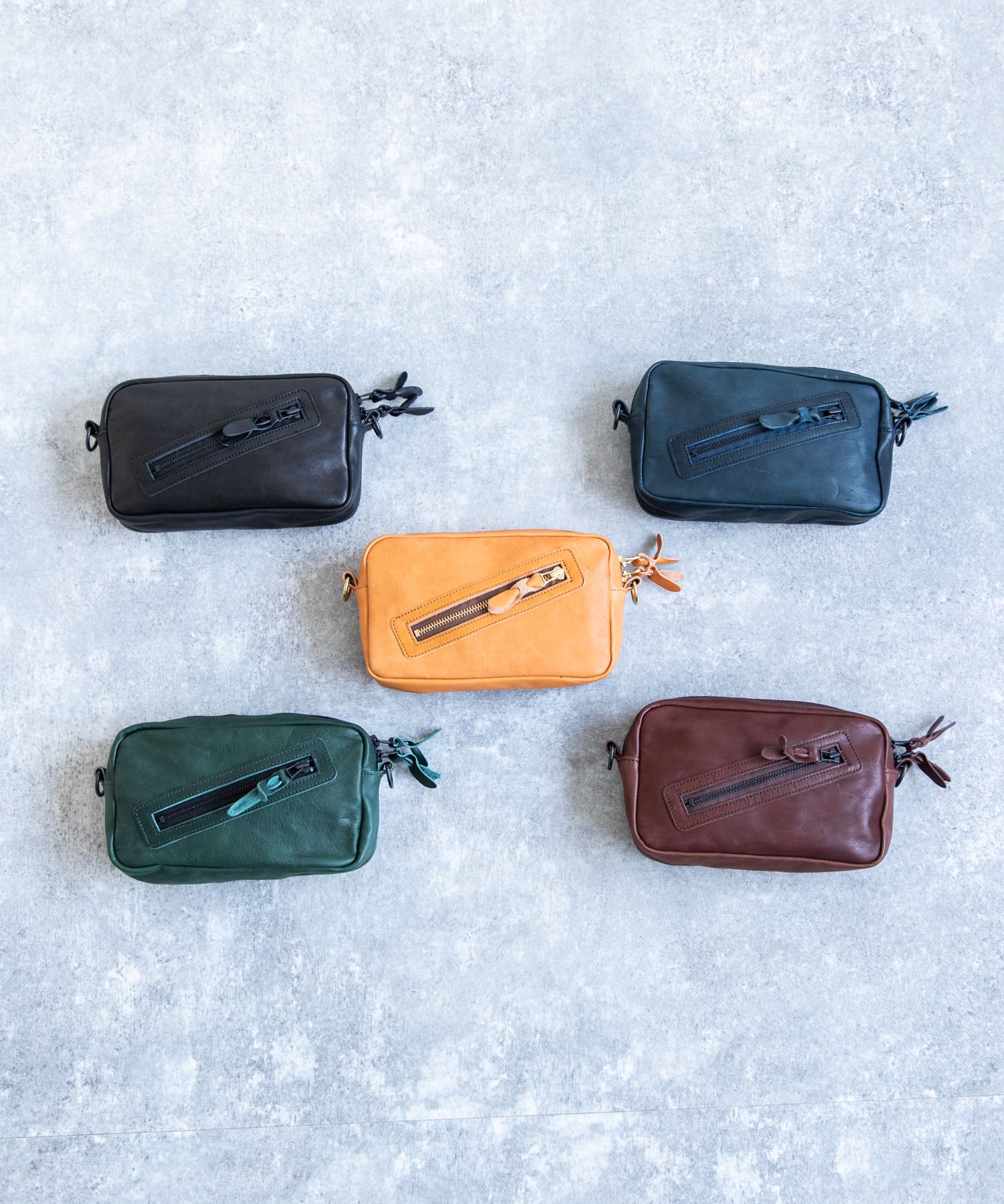 Butler Verner Sails バトラーバーナーセイルズ 日本製 国産 馬革スクエアジップショルダー JA-2427 9453