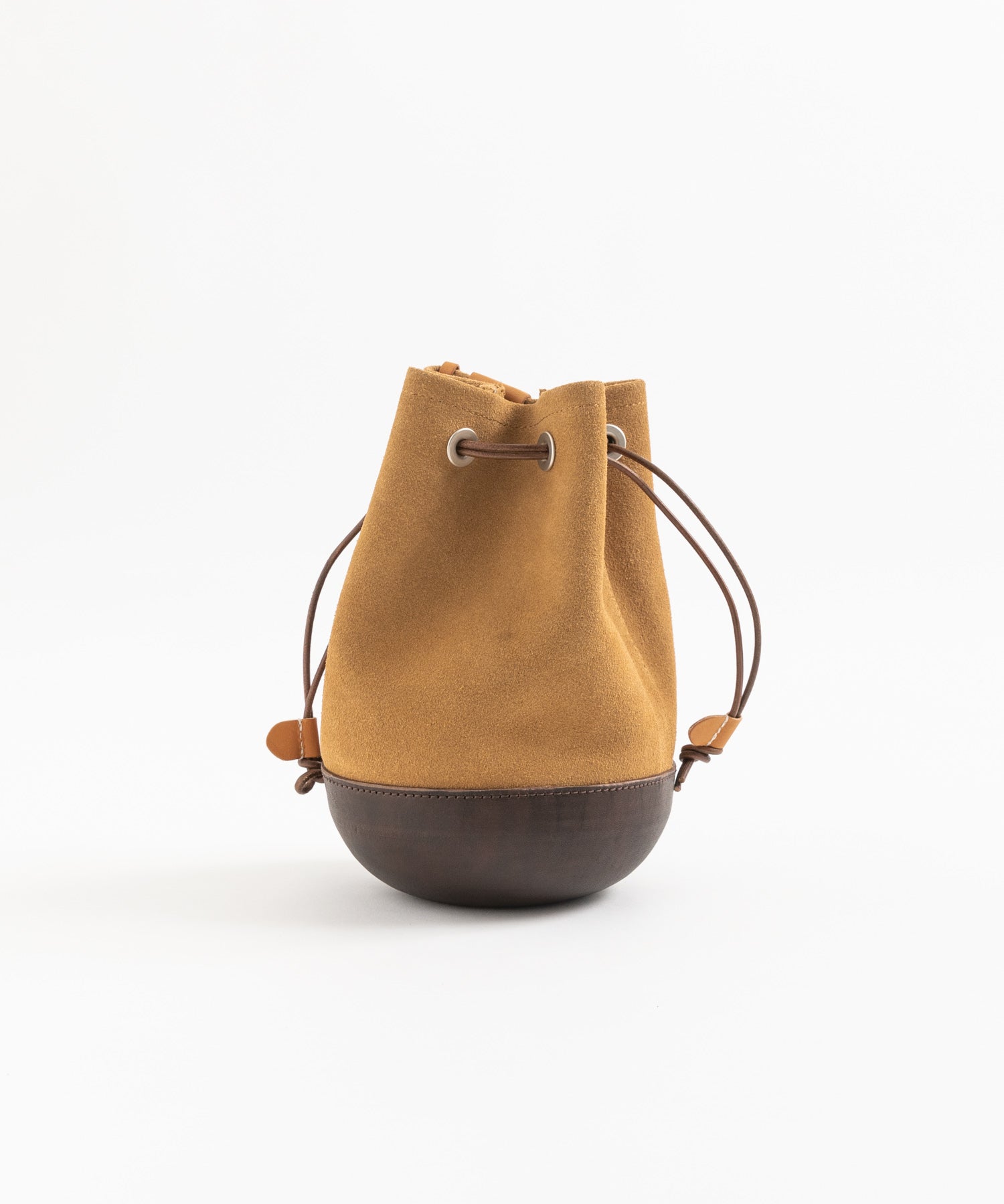 Butler Verner Sails バトラーバーナーセイルズ 日本製/国産 モールドレザー巾着スエードレザーショルダーバッグ JA-2685 11940