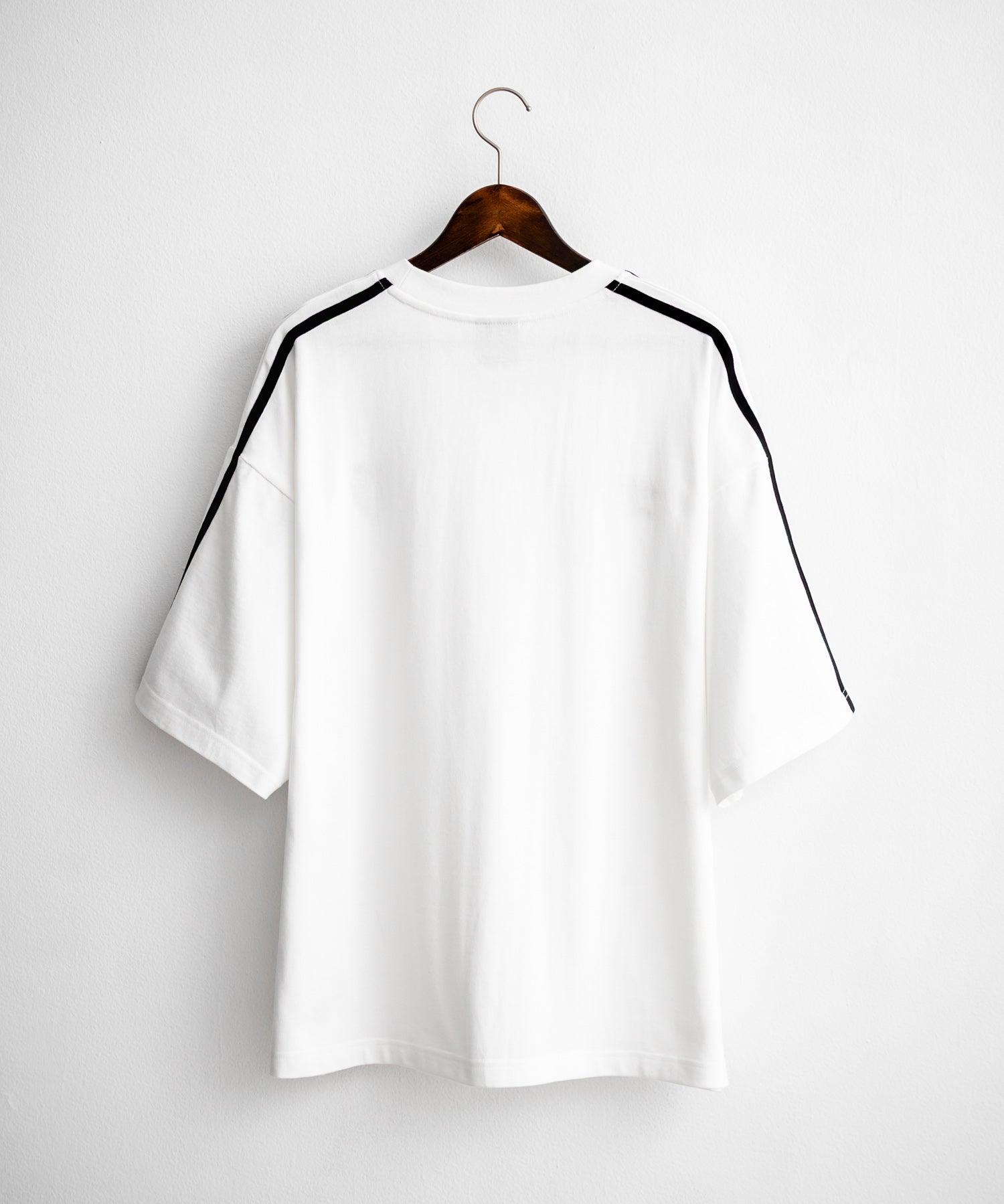 UMBRO アンブロ 別注コラボ オーバーサイズサイドライントラックワンポイントロゴ刺繍クルーネック半袖Tシャツ