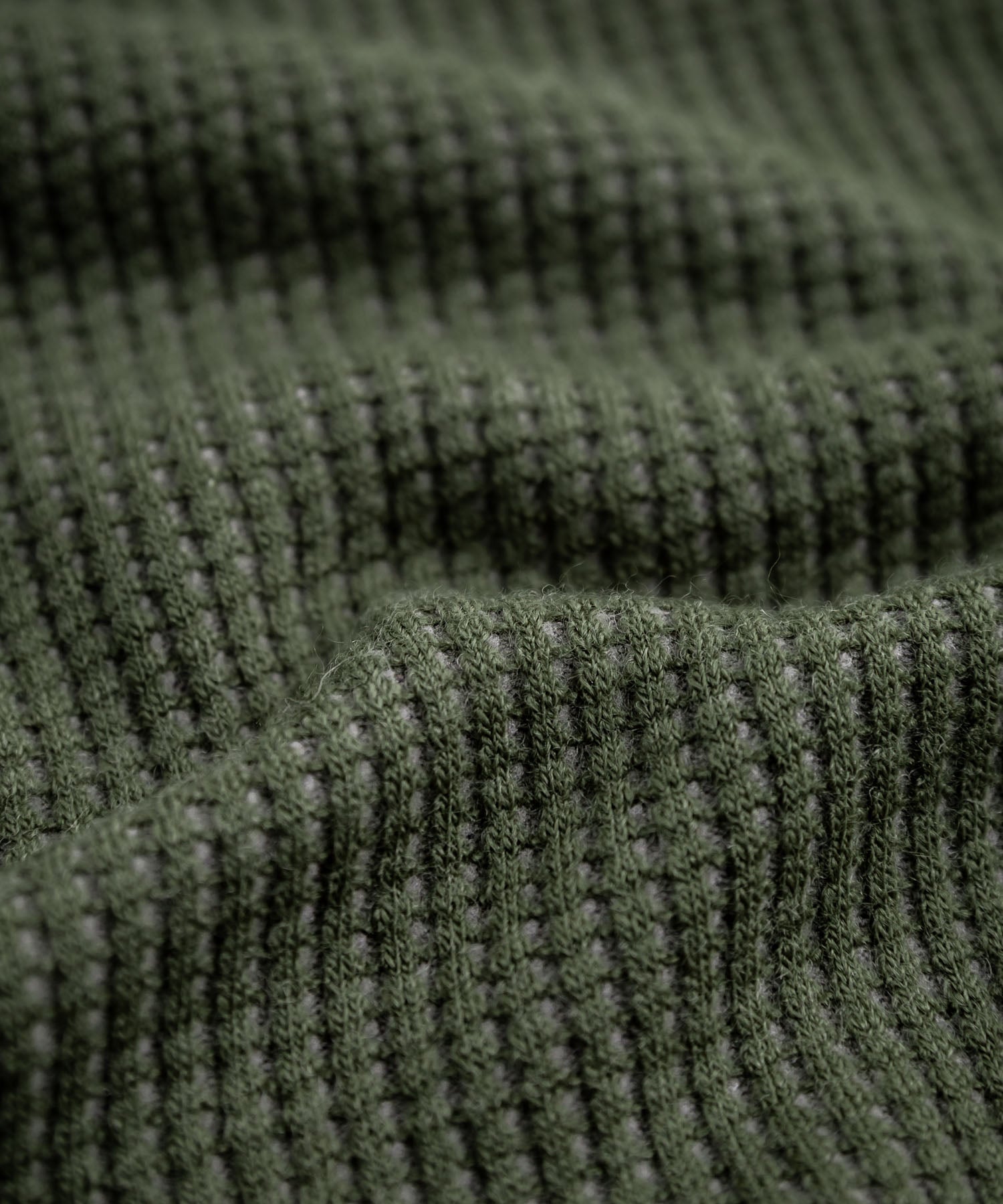 新色追加 Upscape Audience アップスケープオーディエンス 日本製 国産 ウールビックワッフルクルーネックニットソー AUD6570 14125