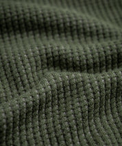 新色追加 Upscape Audience アップスケープオーディエンス 日本製 国産 ウールビックワッフルクルーネックニットソー AUD6570 14125