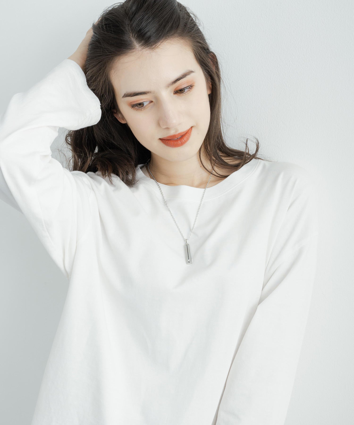 チャーム付きデザインチェーン合金ネックレス 11630