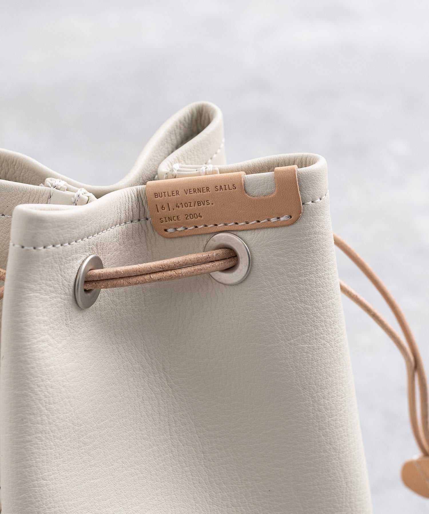 Butler Verner Sails バトラーバーナーセイルズ 日本製 国産DARUMA ALLレザー巾着バッグ JA-2635 11515