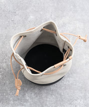 Butler Verner Sails バトラーバーナーセイルズ 日本製 国産DARUMA ALLレザー巾着バッグ JA-2635 11515