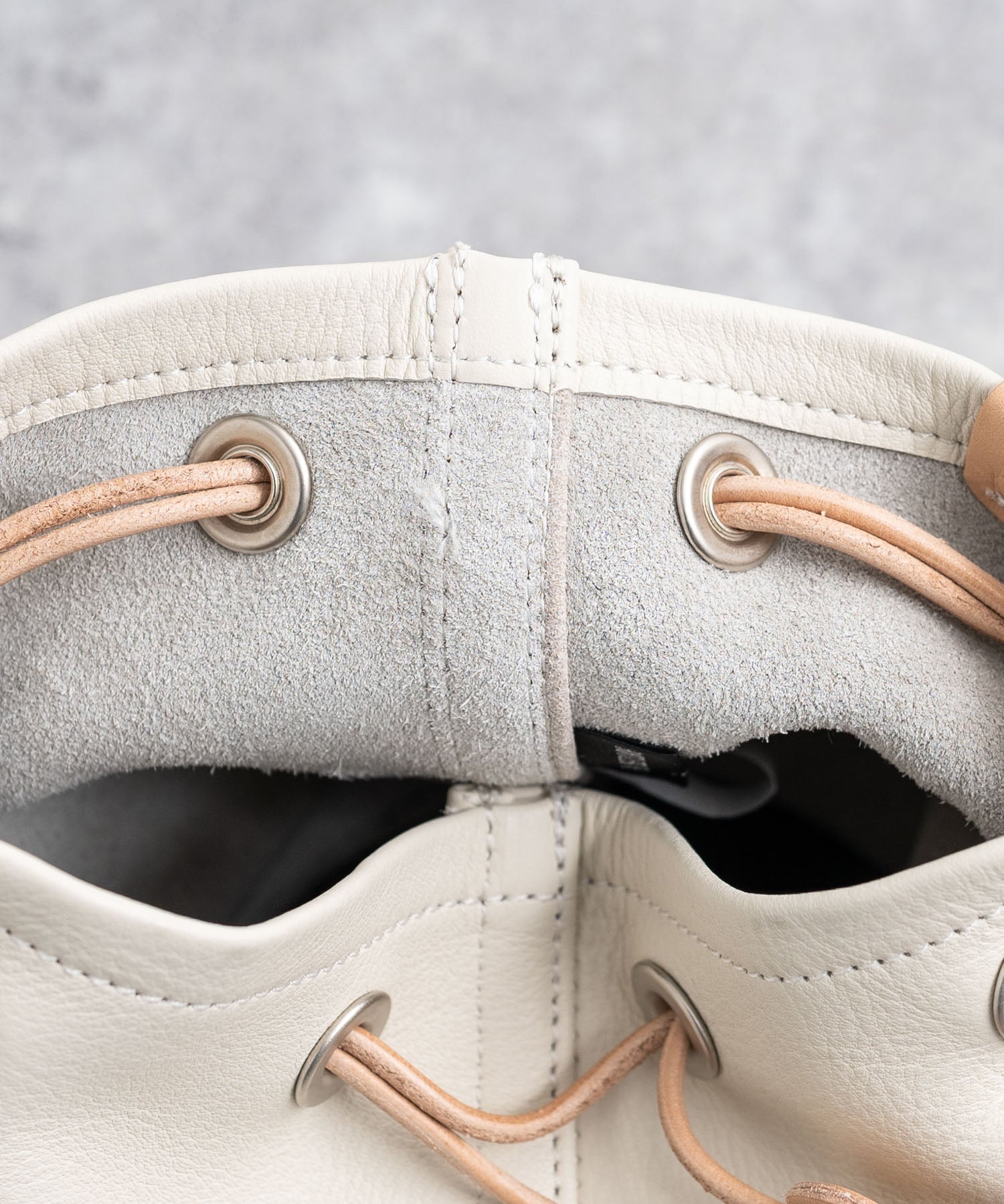 Butler Verner Sails バトラーバーナーセイルズ 日本製 国産DARUMA ALLレザー巾着バッグ JA-2635 11515