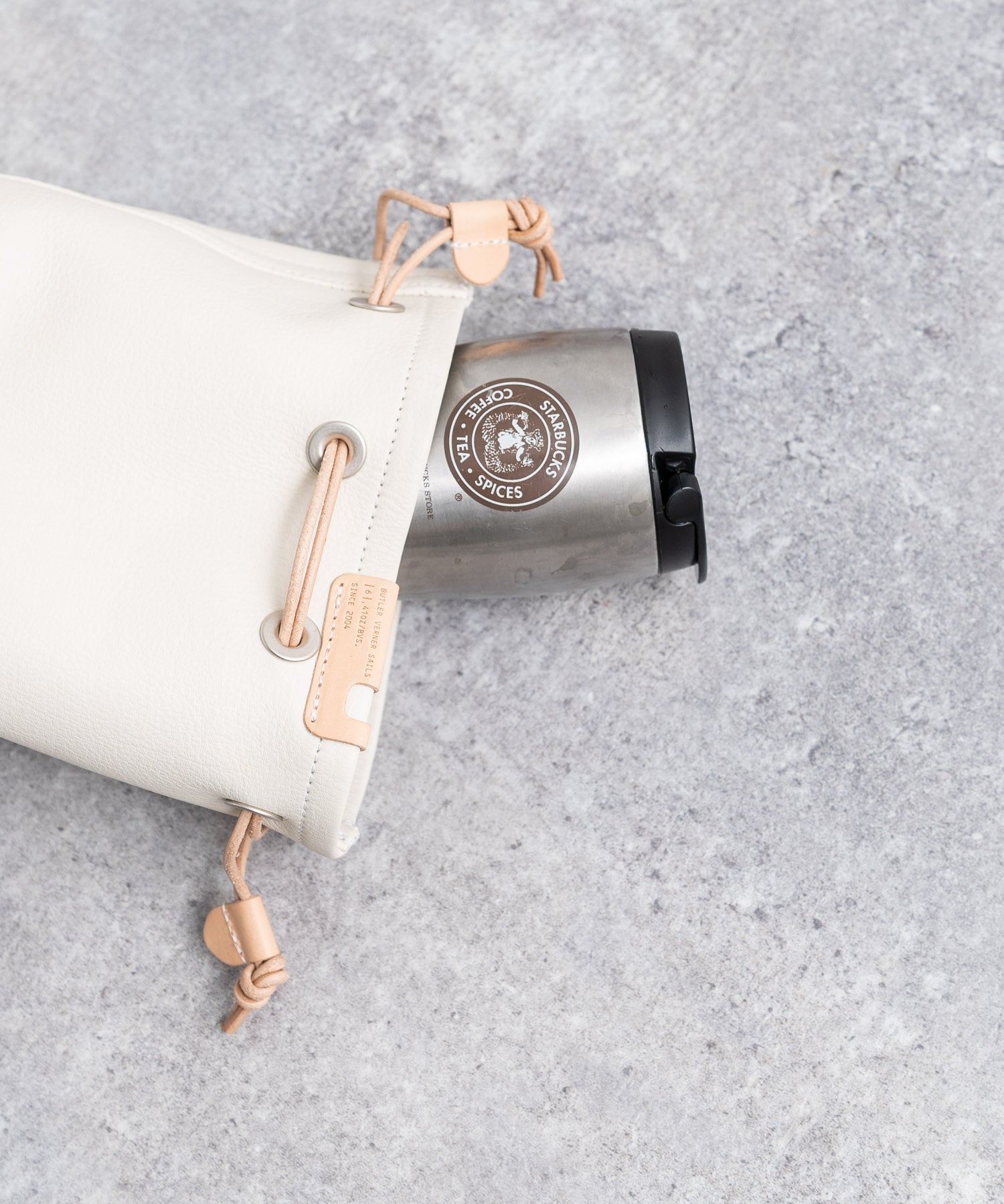 Butler Verner Sails バトラーバーナーセイルズ 日本製 国産DARUMA ALLレザー巾着バッグ JA-2635 11515