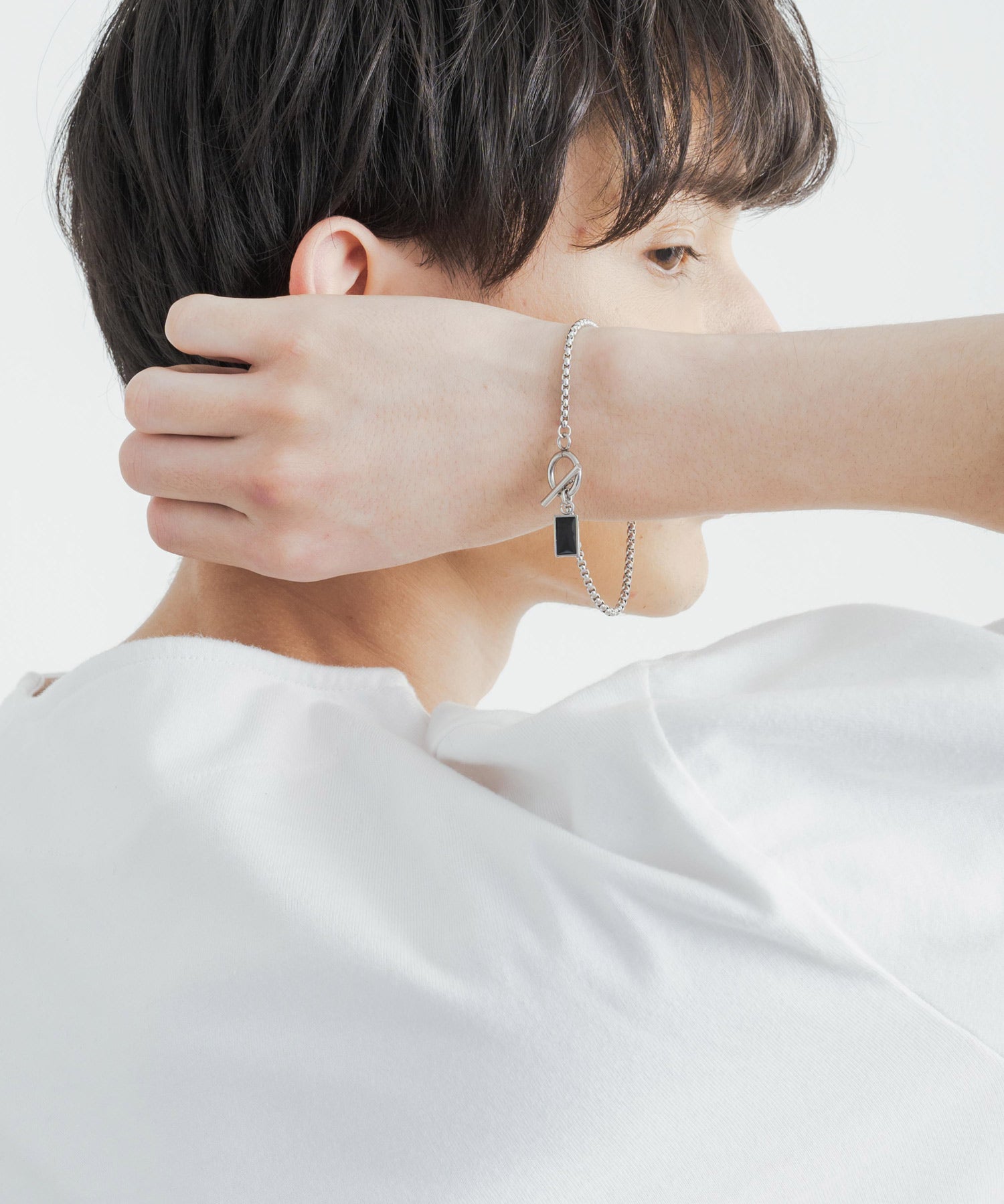 チャーム付きデザインチェーンブレスレット 11628