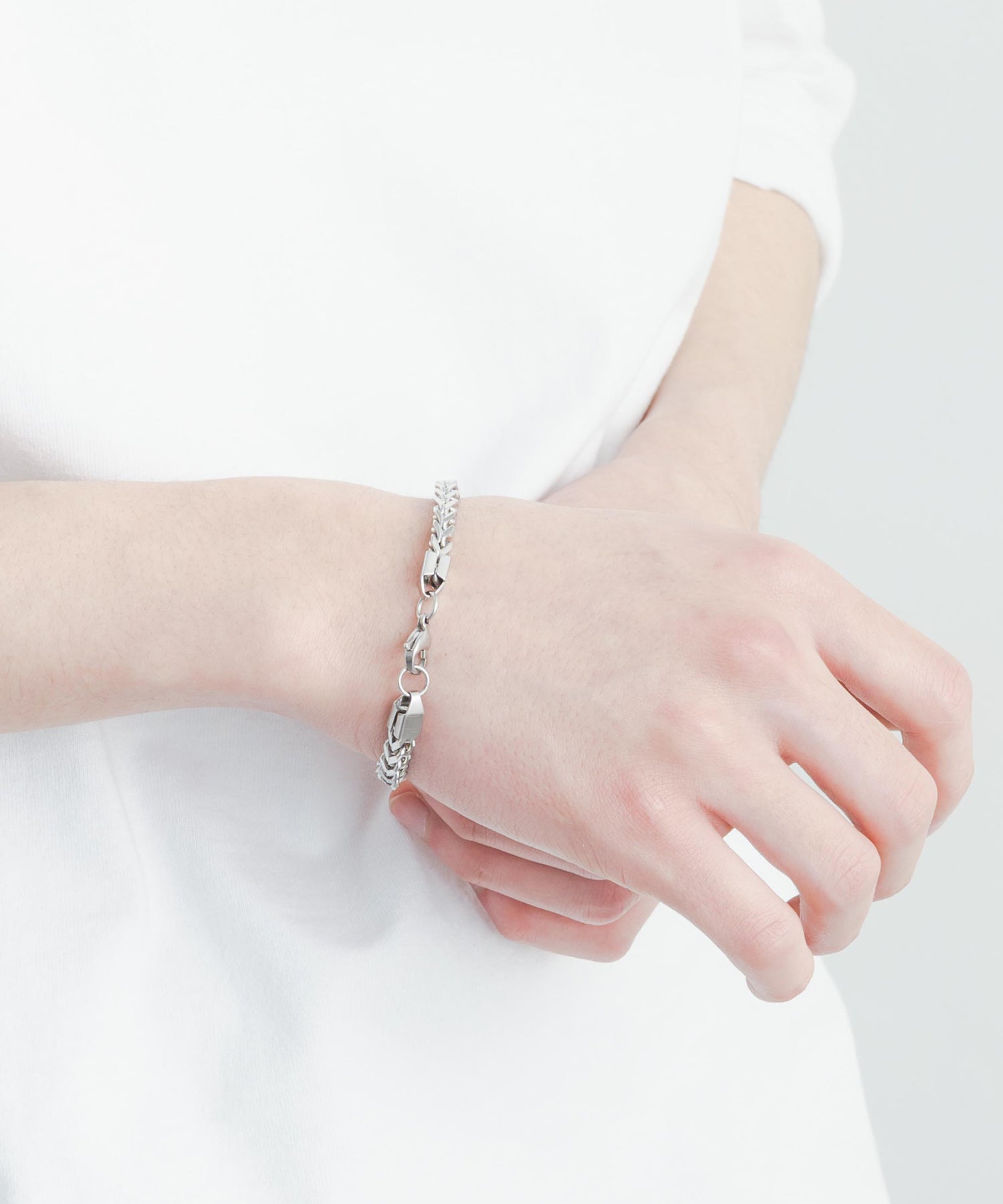 ステンレスデザインチェーンブレスレット 11626