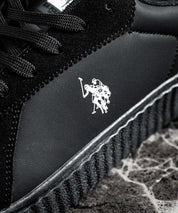 新色追加 U.S. POLO ASSN. ユーエスポロアッスン 厚底ボリュームソールコンビネーションレースアップスニーカー 14137