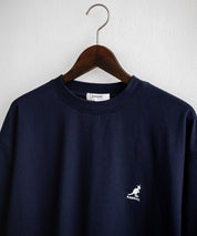 KANGOL 別注コラボ接触冷感ワンポイントロゴ刺繍半袖Tシャツ 15621